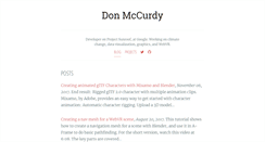 Desktop Screenshot of donmccurdy.com