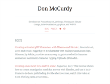 Tablet Screenshot of donmccurdy.com